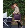 LOVEVOOK Dropshipping Multifunctional Quilted Shoulder Mummy Bag with Pacifier Holder Changing Pad trendy Large Diaper Tote Bag