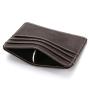 CUIKCA Unisex Mini Card Holder Business ID Credit Card Case PU Leather Coins Purse Mini Wallet For Men Women