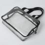 Plastic Tote Shopping Bag Shoulder Transparent Pvc Clear Duffle Bag With Logo Zipper Pvc Beach Hand Bag