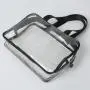 Plastic Tote Shopping Bag Shoulder Transparent Pvc Clear Duffle Bag With Logo Zipper Pvc Beach Hand Bag