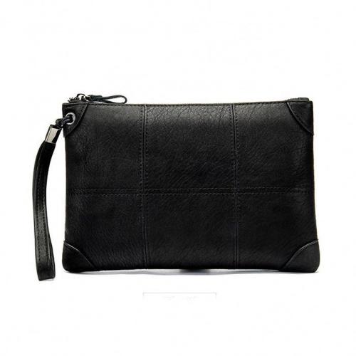 New Fashion Men leather Handbag Large Capacity Men Wallet Causal Clutch Bag