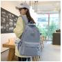 2023 New Women's High Capacity Nylon Backpack Korean Fashion Campus Nylon Backpack For Girl Fashion Women Bag