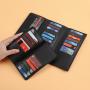 Simple fashion small women's wallet long Thousand Bird Grid buckle multi-card space money clips versatile clutch bag female