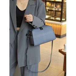 Genuine leather new versatile and fashionable top layer cowhide single shoulder crossbody bag