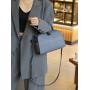 Genuine leather new versatile and fashionable top layer cowhide single shoulder crossbody bag