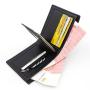 2023 New Stock Men Card Holder Wallet Short Style Multi Card Slot Luxury Mens Bags Trifold Horizontal Cartera De Hombre