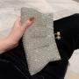 Dress Wedding Bride Handbag Shiny Design Party Lady Portable Purse Luxury Rhinestone Evening Clutch Bag sac tendance 2024