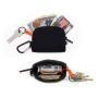Gelory Small Coin Purse Credit Card Holder Wallet with Zipper with Keychain Ring Change Pouch Cash Bag Organizer