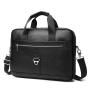 XL290 Genuine Leather Men's Business Bags Durable 14-20Inches Men's Laptop Bags Practical Simple Shoulder Bag Customized Logo