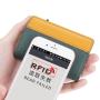 ZR319 2023 New Men's Card Bag European and American Contrast Color RFID Antimagnetic Anti theft Swipe Bank Card Bag