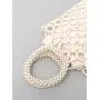 Wooden bead handmade woven women's bag with niche design handbag