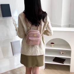 2024L Girls' Korean Fashion Joker Korean Backpack Single Strap Schoolbag for Ladies Portable Foreign Trade Women's Bag