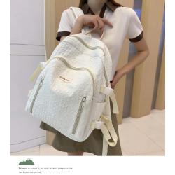 KBW507 Girls Waterproof New Fashion Backpack Nylon Custom Logo SchoolbagTravel Student Zipper Minimalist Schoolbag Laptop Bag