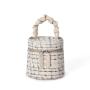2024 Custom Worsted Barrel Handbags For Women Ladies Bags With Wrinkle Handle