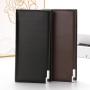 HR331 Business Men's Long Wallet PU Leather Sequin Zipper Hidden Pocket Buckle Wallet Purse Men's Wrist Strap Card Holder Clip