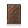 Wholesale Pu Leather Metal Business Card Holder Aluminum Leather Card Holder Wallet
