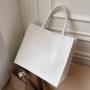 High School Class Single Shoulder Tote Bag Women'S New Fashion All-In-One Large Capacity Portable Canvas Bag