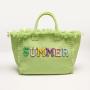 Wholesale Custom Luxury Traveling Ladies Large Zipper Beach Biodegradable Shopping Bags Plain Canvas Tote Bag Fringe Tote Bag