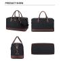 Customized Large Capacity Outdoor Overnight Weekender Carry on Shoulder Duffle Bag for Men Canvas Travel Duffel Bag