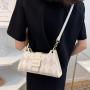 High Sense Single Shoulder Underarm Bag 2022 New Style Fashion Printing Small Square Bag Canta Kadin Diamond Lattice  Lady's Bag