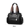2024 Retro women's bag new large capacity Boston bags casual handbag soft PU leather bag for women