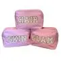 Keymay 24 Colors High Quality Nylon Pouch Travel Cosmetic Bag S M L XL Zipper Pouch Nylon Make Up Bags