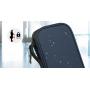 ZF223 Document Bag RFID Travel Passport Jacket Wallet Long Anti-theft Swipe Card Bag Oxford Waterproof Handheld Bag