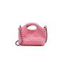 2024 Custom Logo Weave Leather Mini Bag Handbag For Women Luxury Purse With Clutch