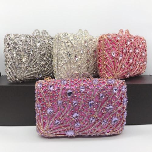 New rhinestone purses handbag party designer bags bridal elegant clutches crystal evening bags women's clutch bag