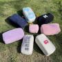 Keymay Manufacturer Custom logo Soft Fluffy Sherpa Winter Makeup Bag Teddy Travel Cosmetic Bag Teddy Pouches