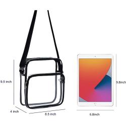 PVC bag Fashion Entire Transparent  Mini Clear Women Crossbody Bag