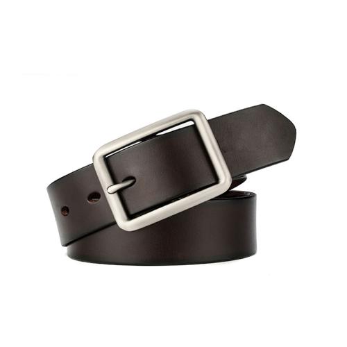 Durable heavy duty men genuine leather belt vegetable tanned belts leather