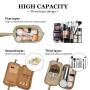 Travel Toiletry Bag Large Wide-open Travel Bag  Cosmetic Bags for Toiletries  Make with Handle