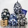 ZR839 Schoolbag New Backpack Fashion High Capacity Unisex Computer Laptop Bag Nylon High School Students Letter Backpack Trend