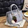 2024 Women's Fashion Small Single Shoulder Bag New Large-Capacity Double-Layer Fur Ball Bag Portable  Bags for Women