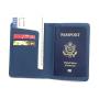 ZR601 New RFID PU Passport Bag Baggage Tag Travel Document Luggage Tag Passport Cover Multi Card Wallet Ticket Passport Clip