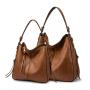 Free Sample REALER Handbags Boutique Wholesale Custom Vintage Leather Crossbody Hobo Tote Lady Hand Bags Shoulder Women Handbags
