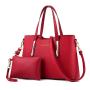 Wholesale Latest fashion designer new model High quality 2 pieces pu leather bags women hand bags