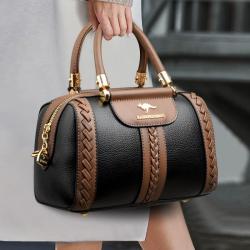 2024 New Bags for women Fashion Handbag with Single Strap and Chain Decoration Contrast Color Messenger Shoulder Bag