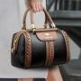 2024 New Bags for women Fashion Handbag with Single Strap and Chain Decoration Contrast Color Messenger Shoulder Bag