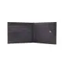Bifold men wallet with coin pocket genuine leather wallet for men as gift