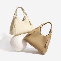 2024 new top layer cowhide niche design high-end hand-held crossbody bag carteras para mujer 	 sac a main