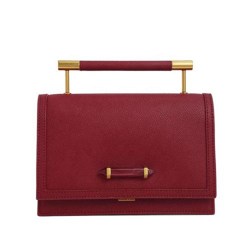Factory Wholesale Custom Brand Logo Womens Handbag Lichi Flap Pu Leather Vegan Luxury Top Handle Hand Bags Womens Crossbody Bags