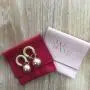 Red Pink Debossed Envelope Microfiber Jewelry Pouch with Custom Logo