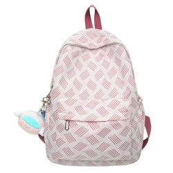 ZR439 Girls Waterproof New Fashion Backpack Nylon Custom Logo Schoolbag Travel Student Zipper Minimalist Schoolbag Laptop Bag