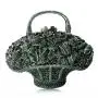 High Quality Luxury Clutch Handled Rhinestone Crystal Purse Flower Basket Evening Bag