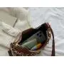 HR230 New Trend Fashionable Crossbody Ladies Bag PU Popular One Shoulder Portable Women's Bag Underarm Curved Moon Handheld Bag
