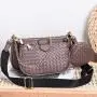 KBW518  Braided PU Leather Three In One Women Bag New Cross Bag High Quality Fashion Ladies Shoulder Handbag