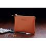 Gelory Factory Wholesale Genuine Leather Coin Purse Pouch Change Purse With Zipper For Men Women