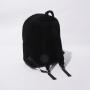 Stock No MOQ Brown Pink Black Soft Fleece Cute Pockets with Quality Zipper Teens Rucksack College Book School Bag Teddy Backpack
